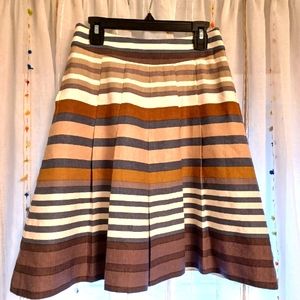 BANANA REPUBLIC STRIPED SKIRT SIZE 00P